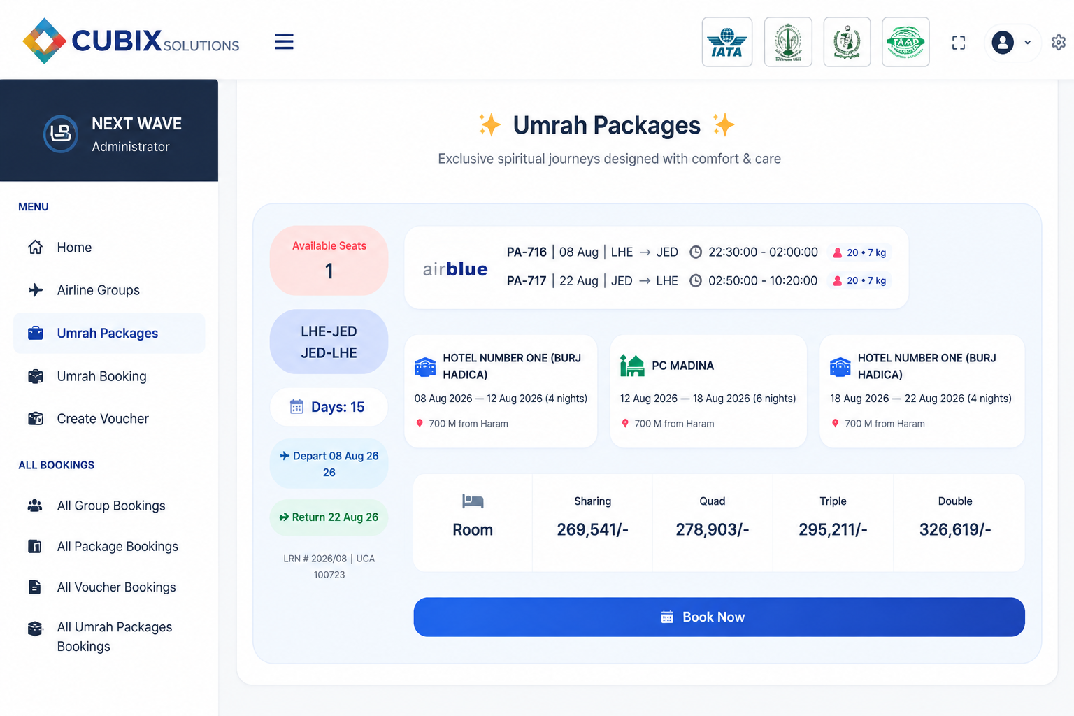Umrah Package Development